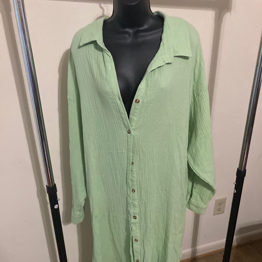 Long Sleeves Shirt Dress
